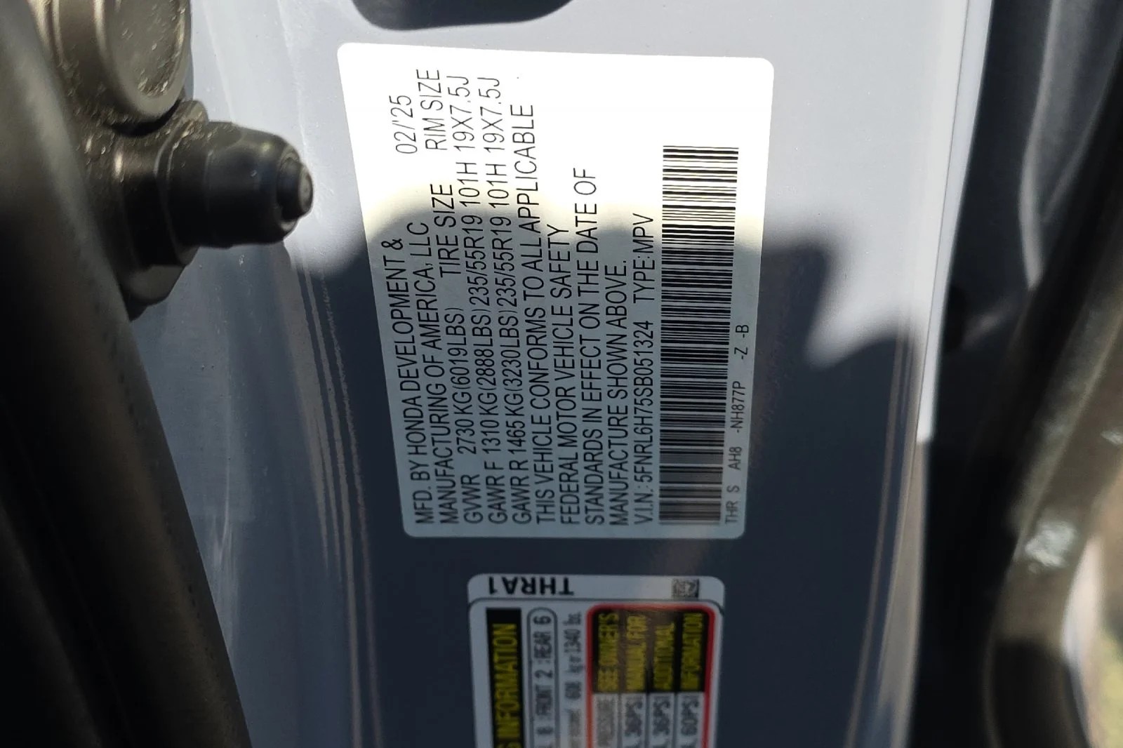 Used 2025 Sonic Gray Pearl Honda Sport-L image 28