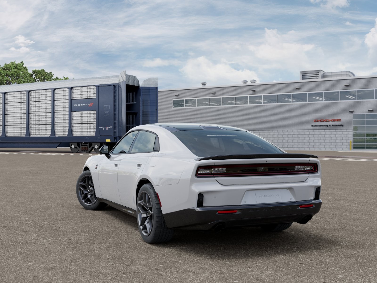 New 2026 White Knuckle Exterior Paint Dodge Scat Pack image 3