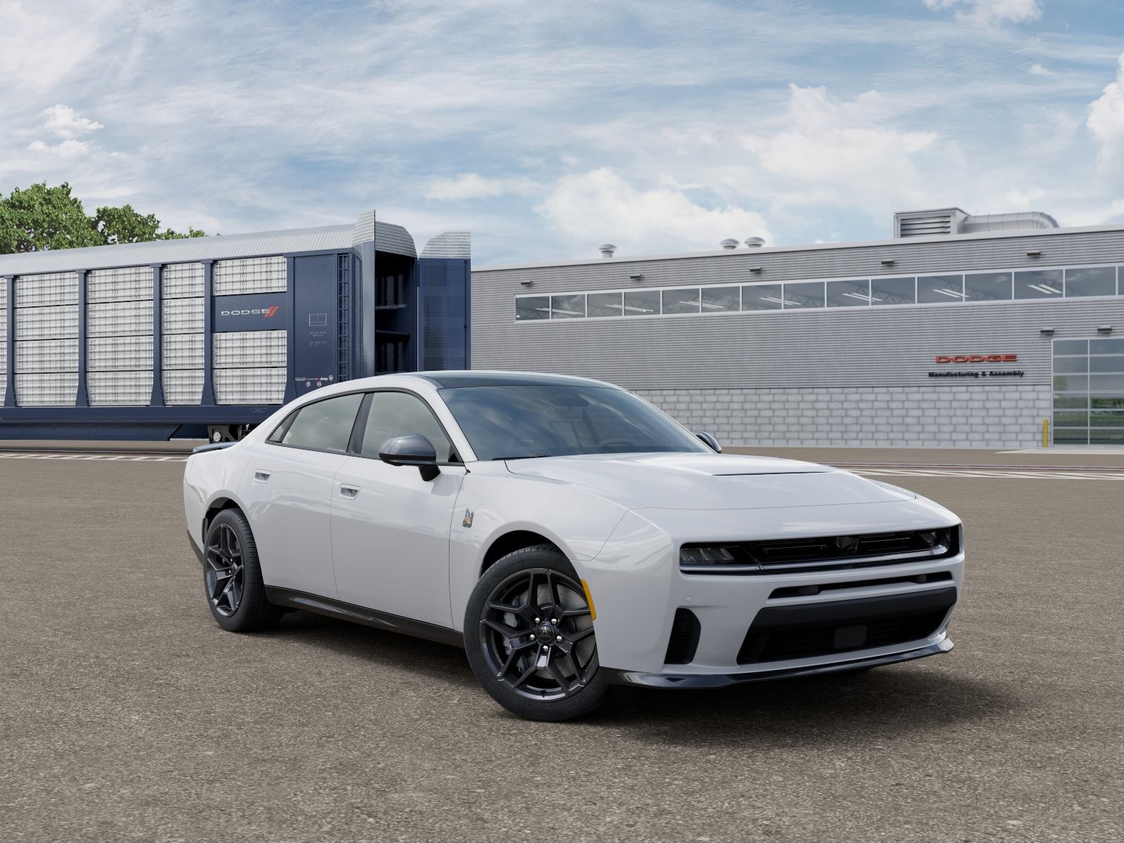 New 2026 White Knuckle Exterior Paint Dodge Scat Pack image 5