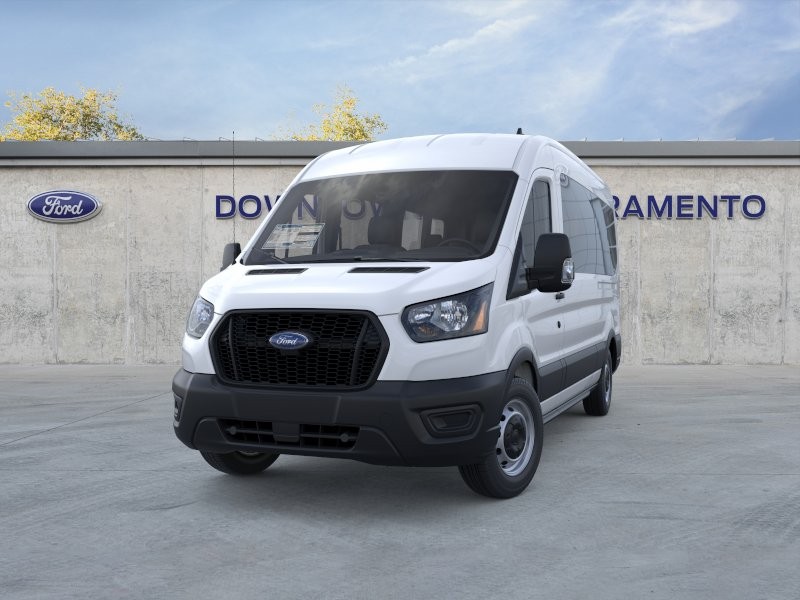 New 2025 Oxford White Ford Passenger Van XL image 3
