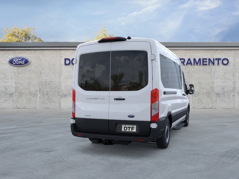 New 2025 Oxford White Ford Passenger Van XL image 9