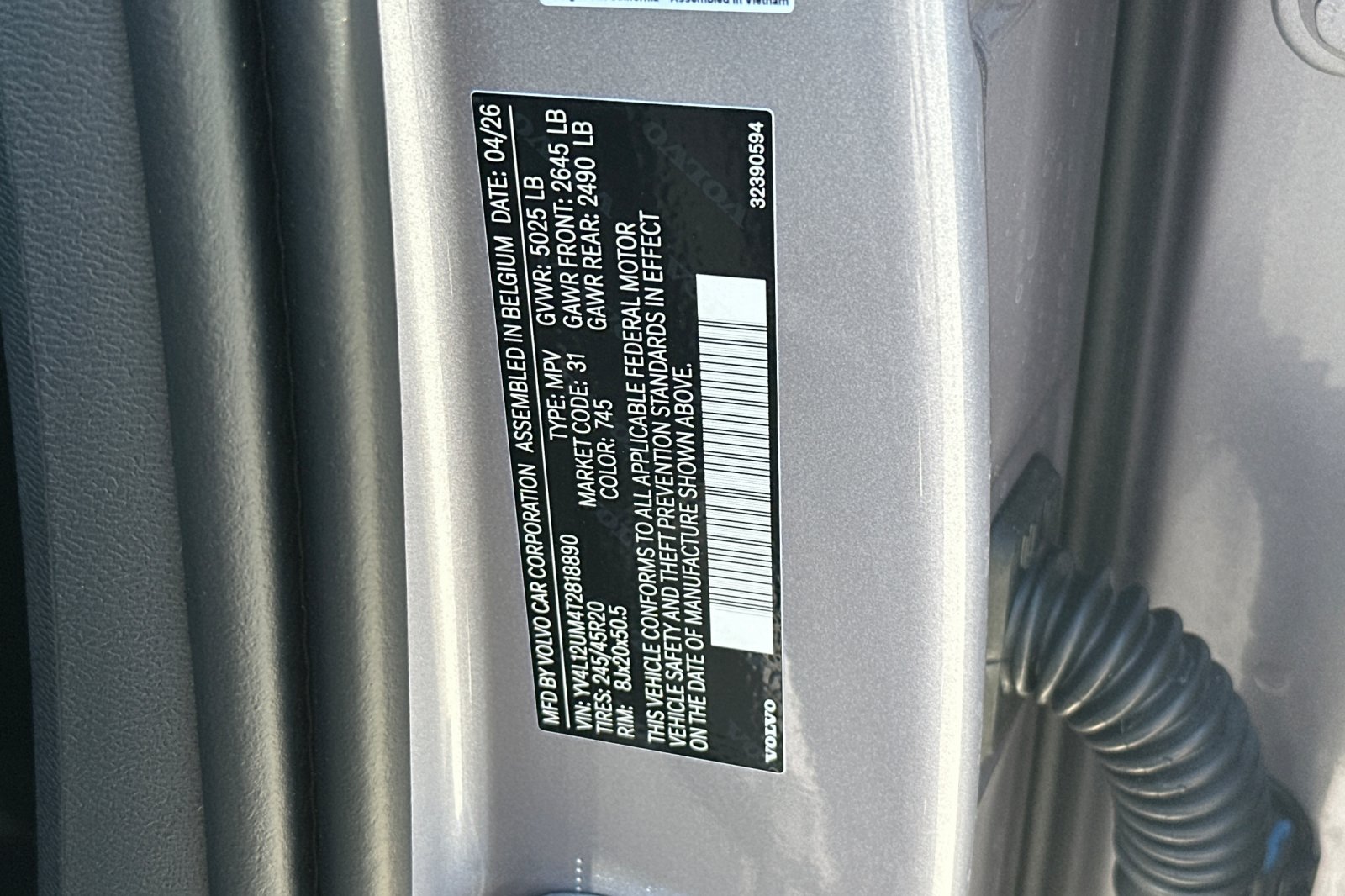 New 2026 Aurora Silver Volvo Ultra image 28