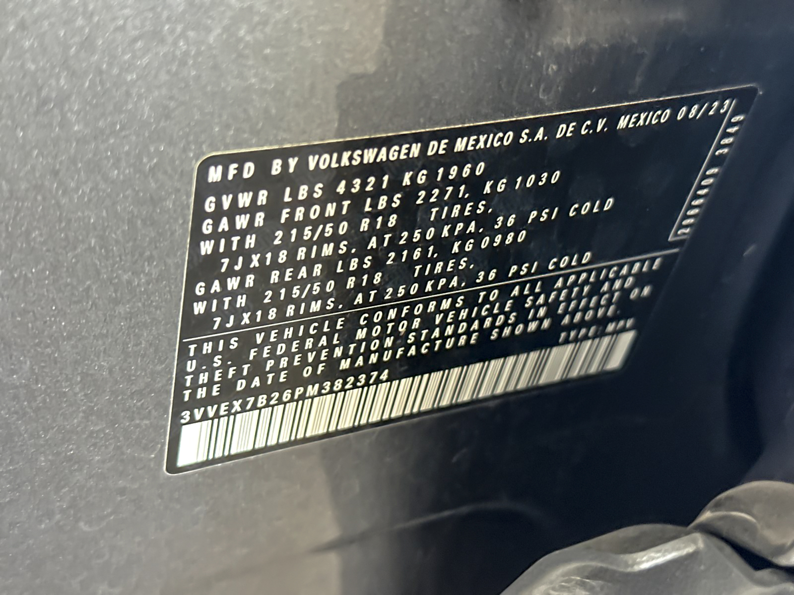 Used 2023 Gray Volkswagen 1.5T SE image 27