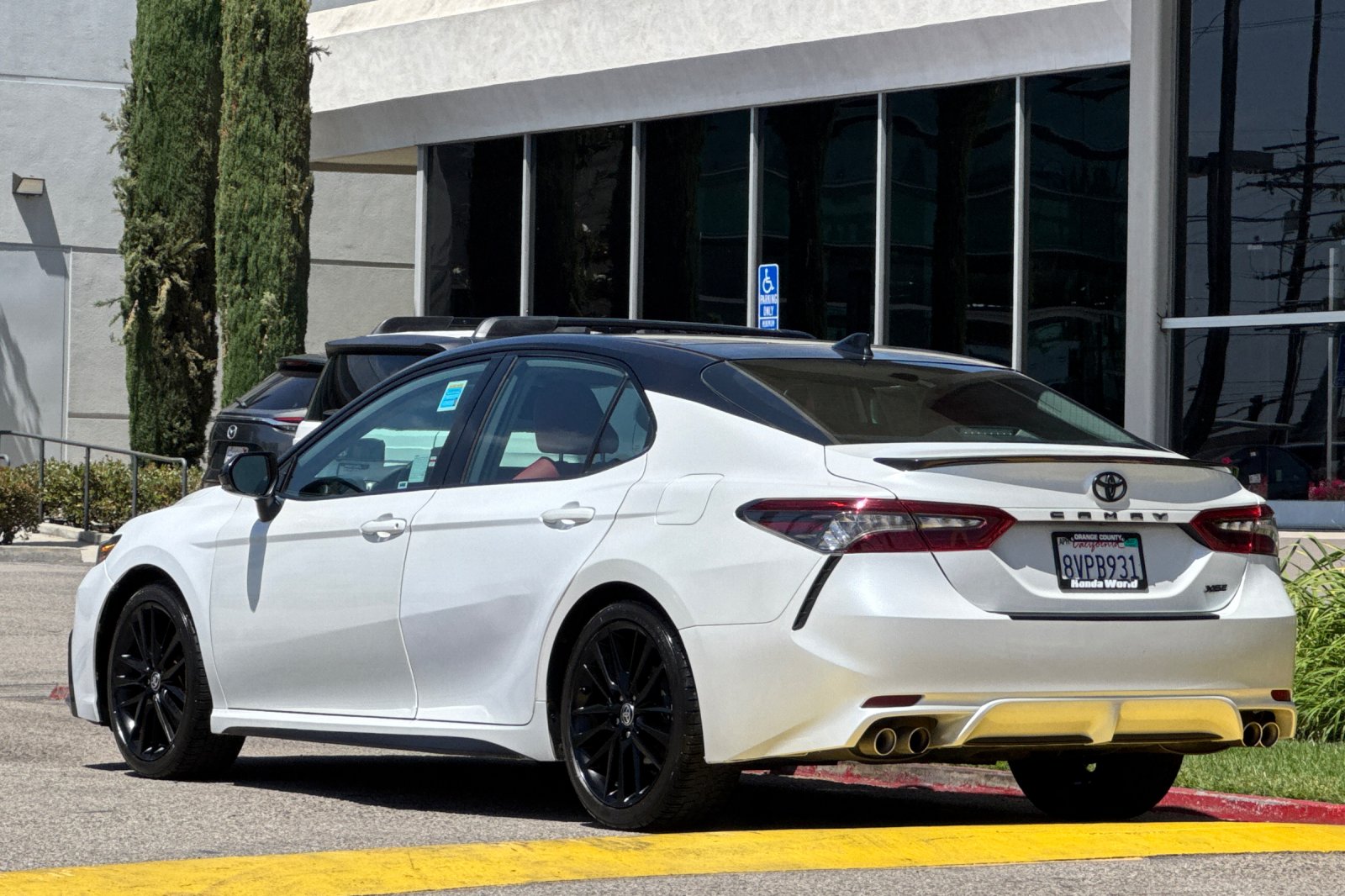 Used 2021 Midnight Black Metallic Toyota XSE image 6