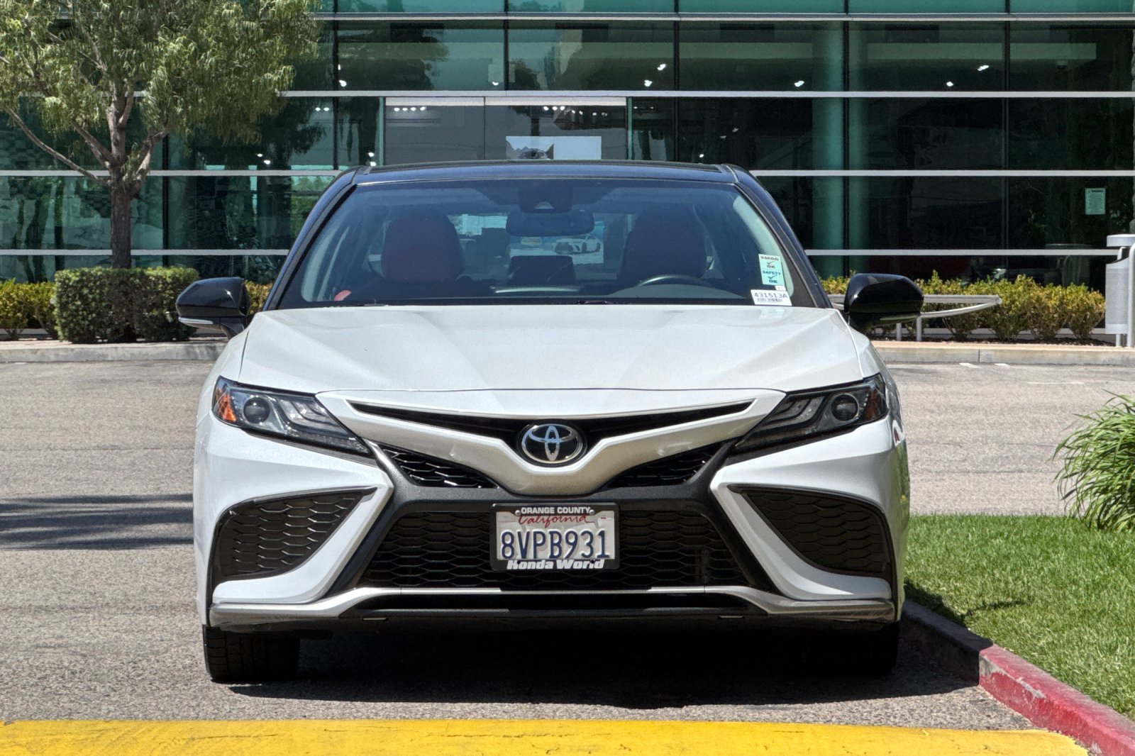 Used 2021 Midnight Black Metallic Toyota XSE image 9