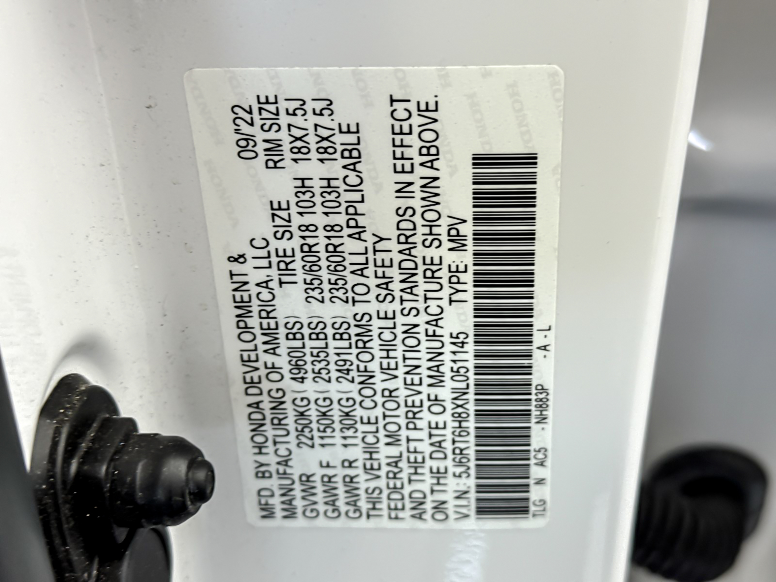 Used 2022  Honda EX-L image 28