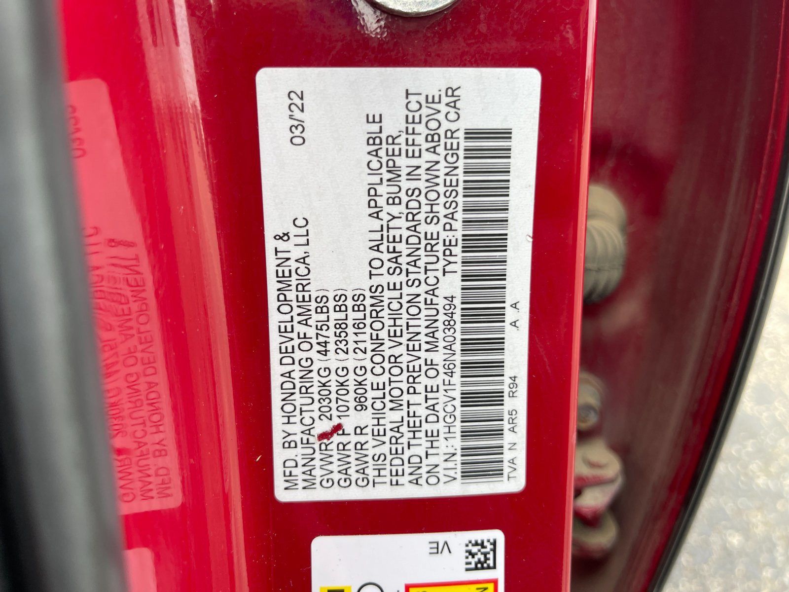 Used 2022  Honda Sport Special Edition image 30