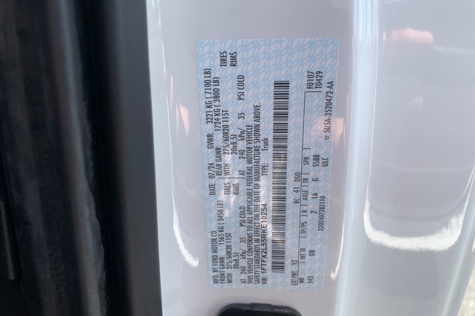 Used 2024 White Ford STX image 36