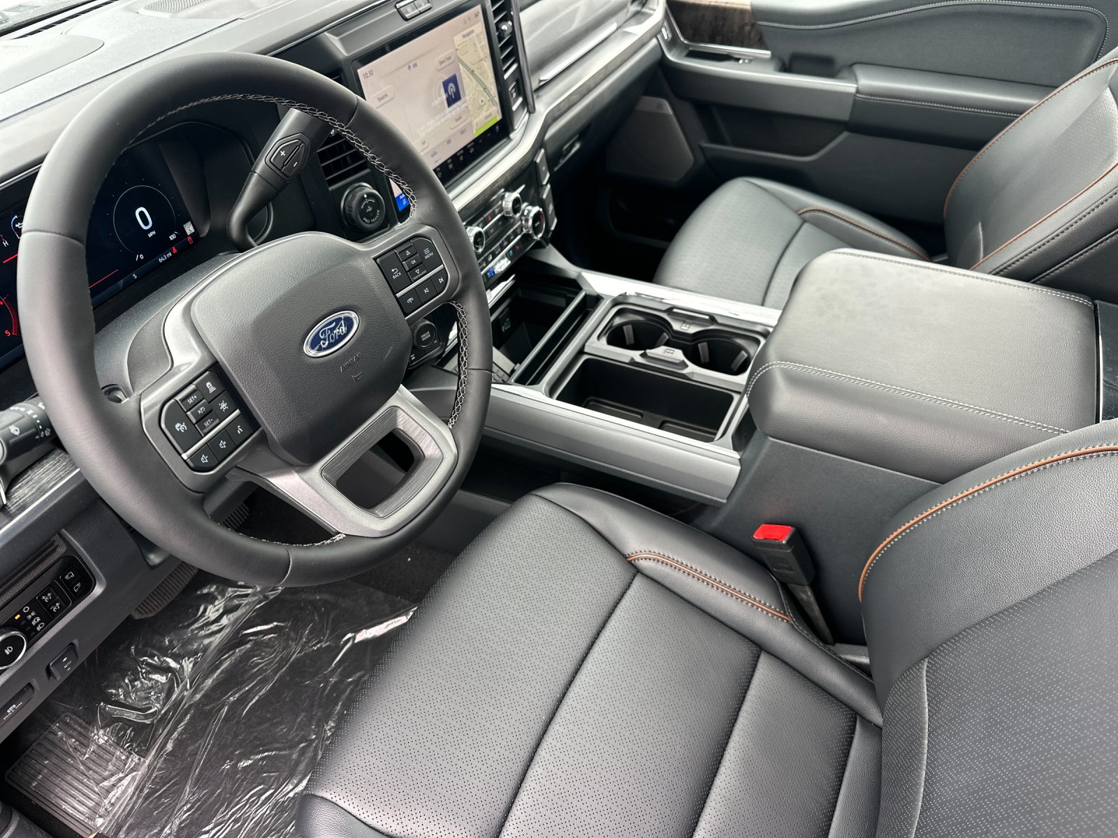 New 2025 Glacier Gray Metallic Tri-Coat Ford F-250® Lariat® image 9