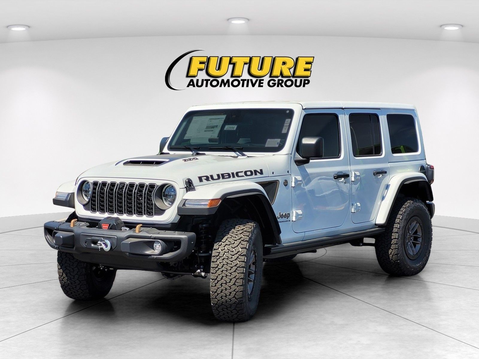 New 2025 Bright White Clear-Coat Exterior Paint Jeep Rubicon 392 image 24