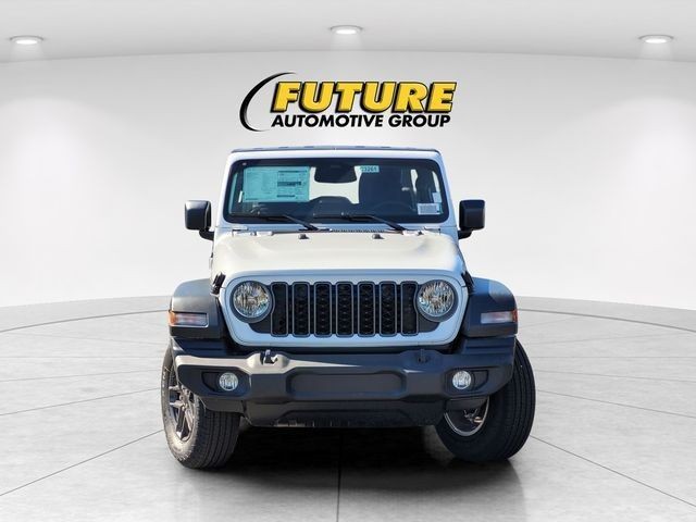 New 2026 Bright White Clear-Coat Exterior Paint Jeep Sport S image 45