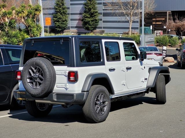 New 2026 Bright White Clear-Coat Exterior Paint Jeep Sport S image 48