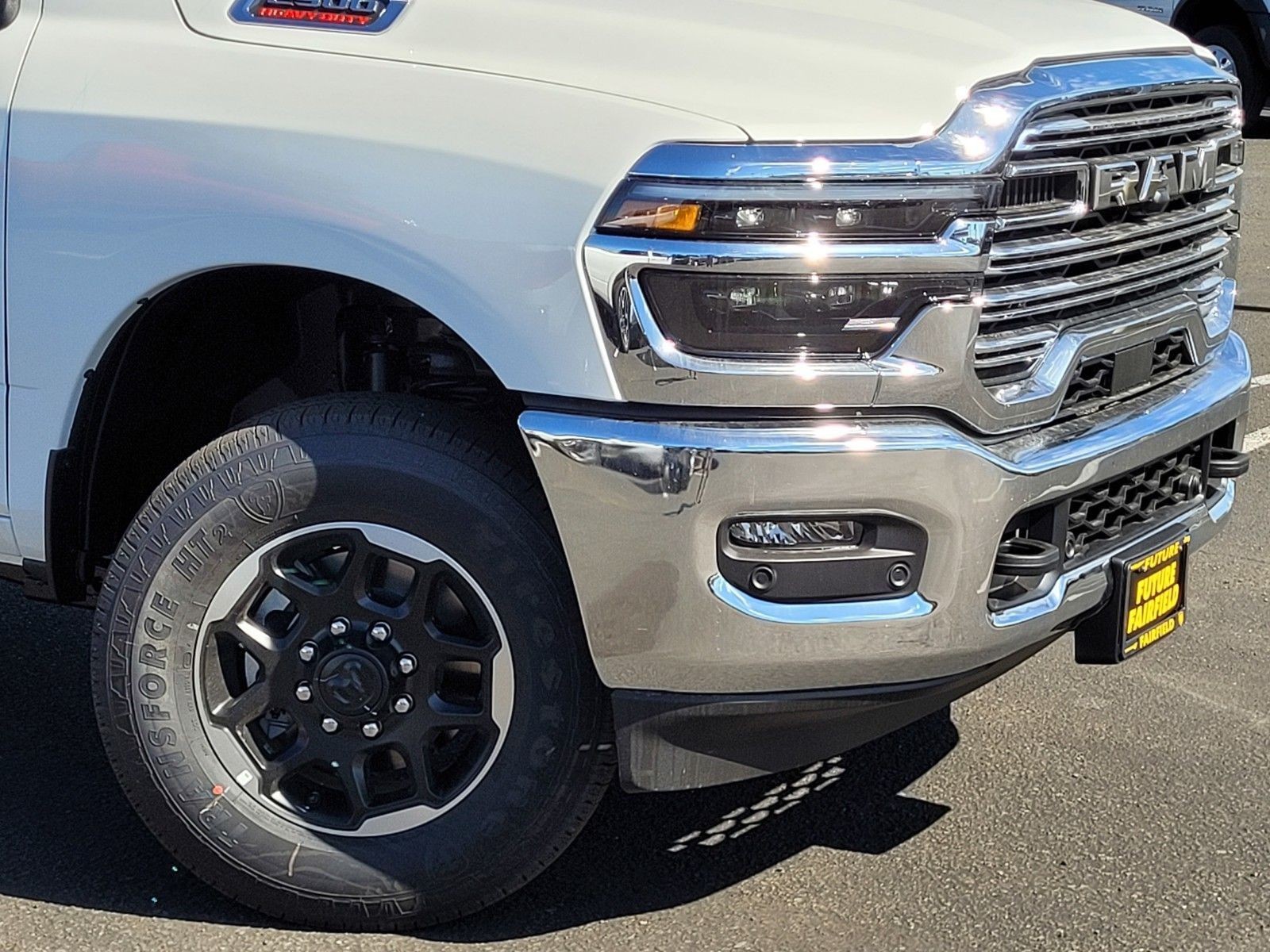 New 2026 Bright White Clear-Coat Exterior Paint RAM Laramie image 34