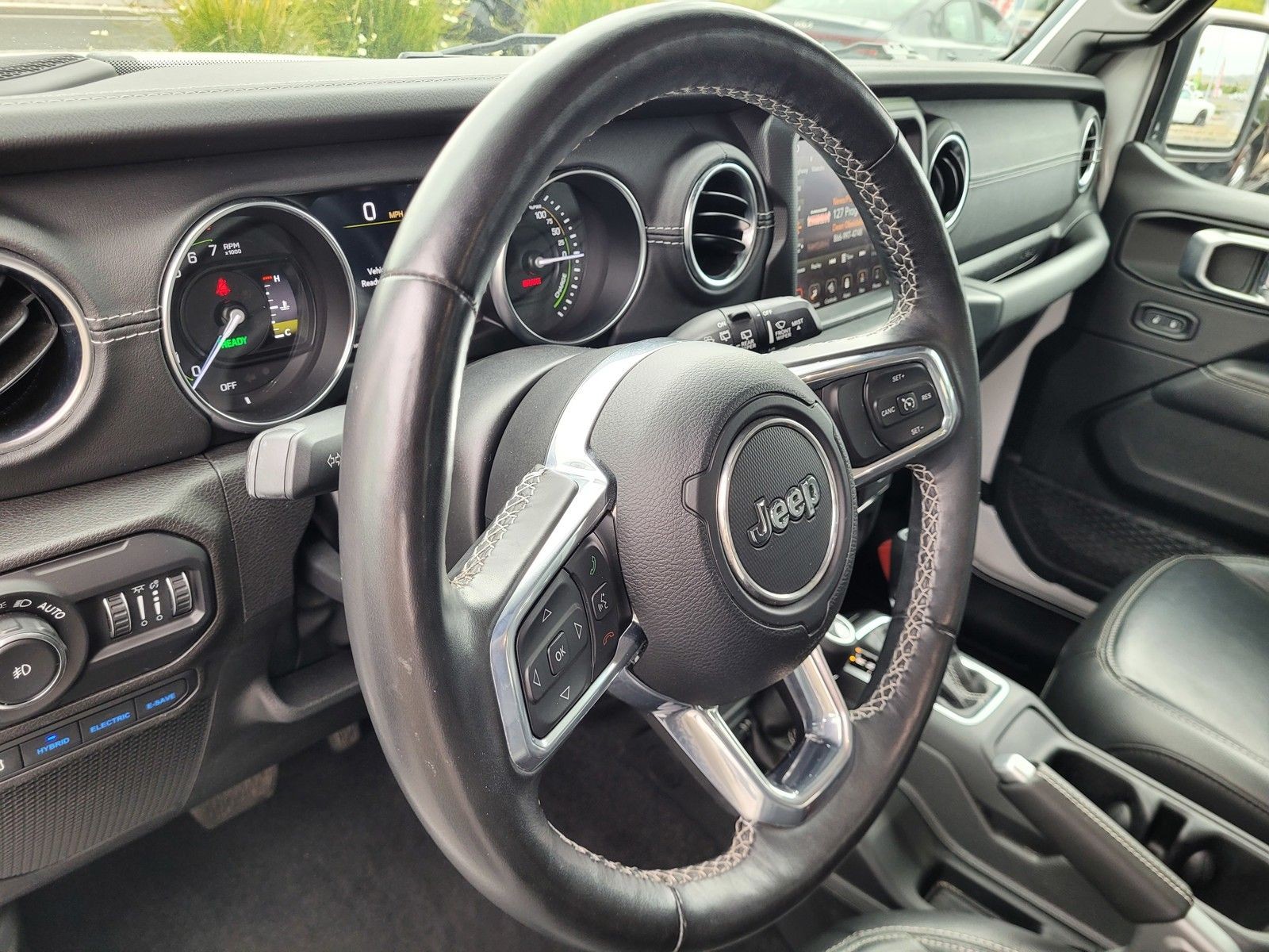 Used 2022 White Jeep Unlimited Sahara 4xe image 12