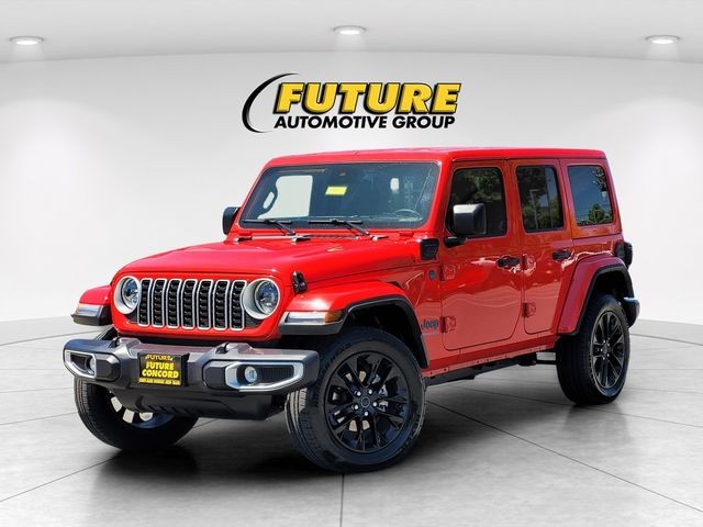 Used 2025 Red Jeep Sahara 4xe image 4