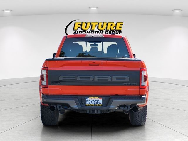 Used 2022 Orange Ford Raptor image 5
