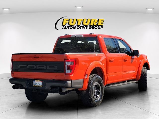 Used 2022 Orange Ford Raptor image 7