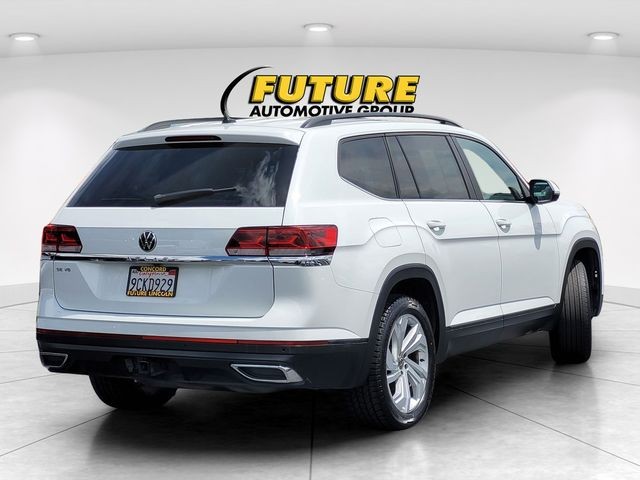 Used 2022 White Volkswagen 3.6L V6 SE w/Technology image 7