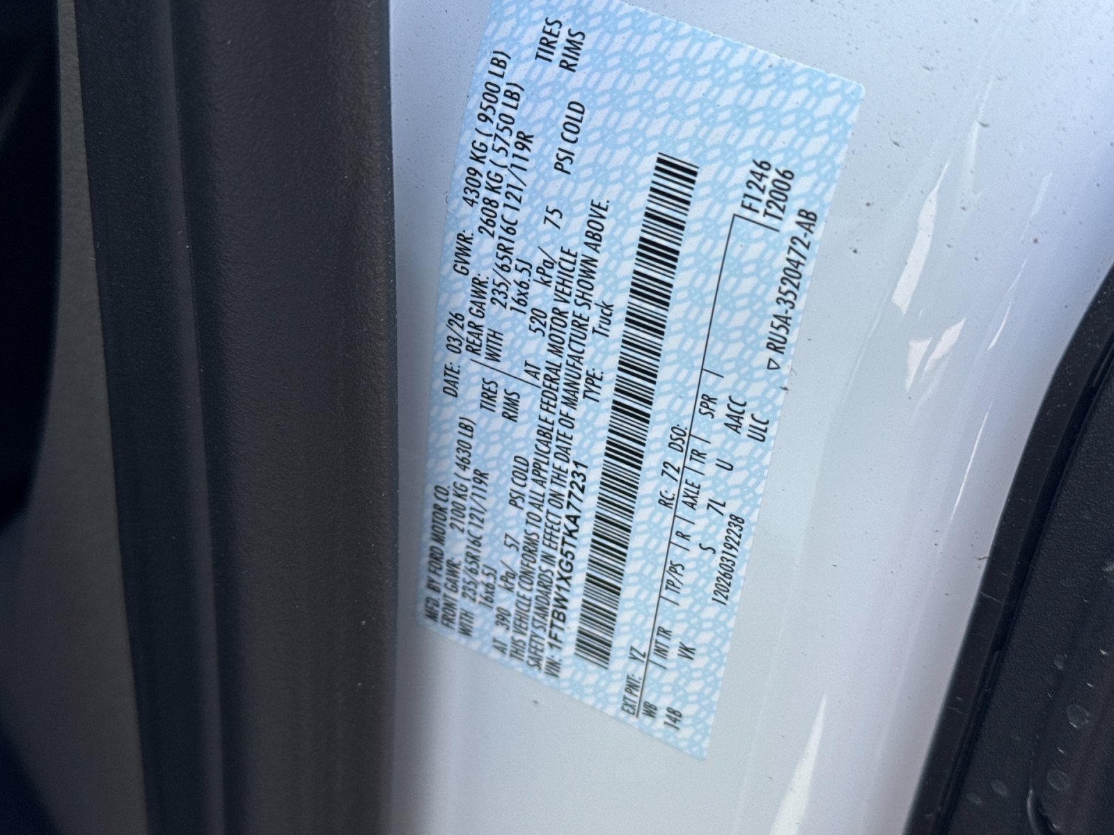 New 2026 Oxford White Ford Cargo Van image 26
