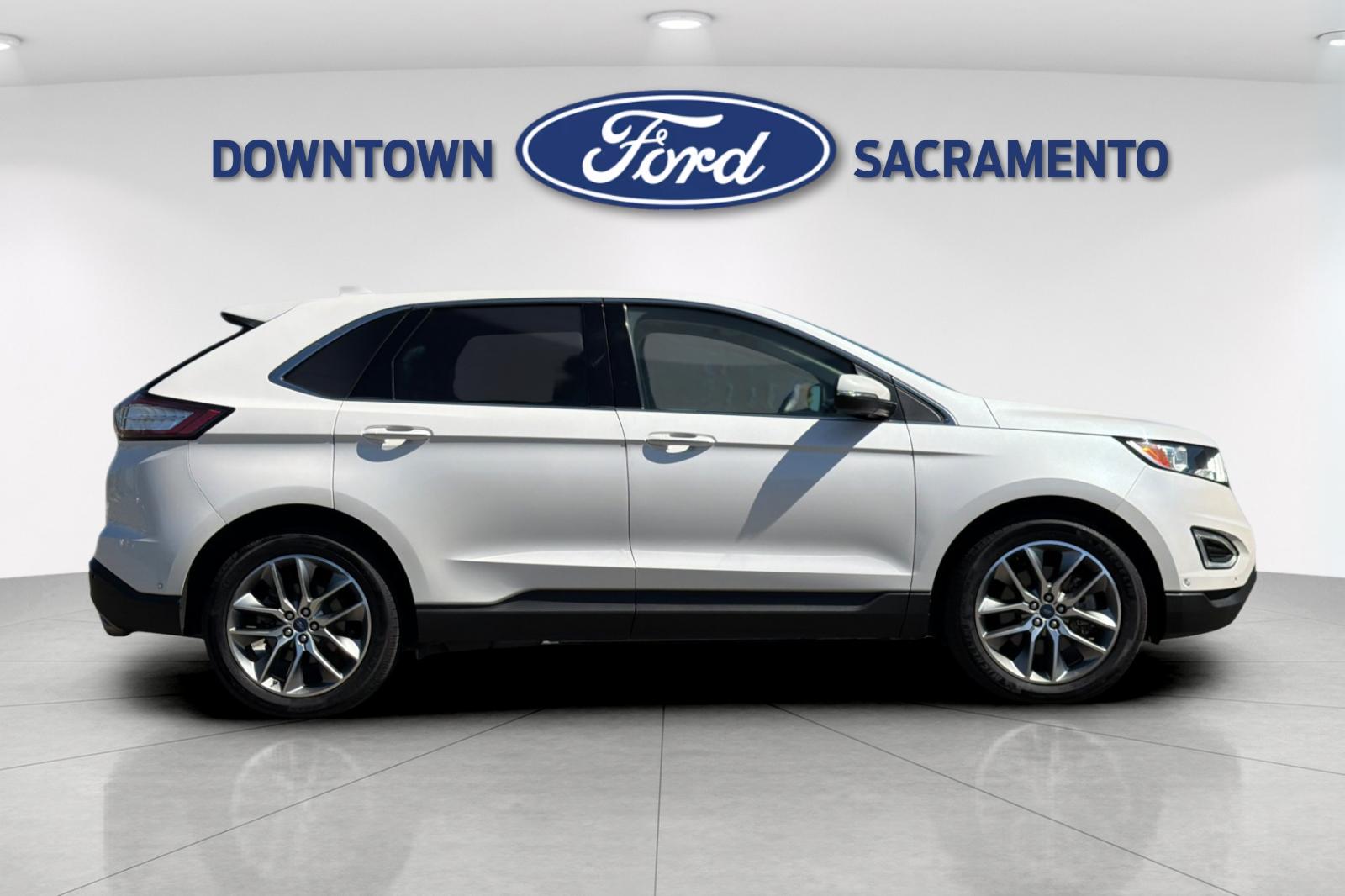 Used 2016 White Platinum Tri-Coat Metallic Ford Titanium image 10