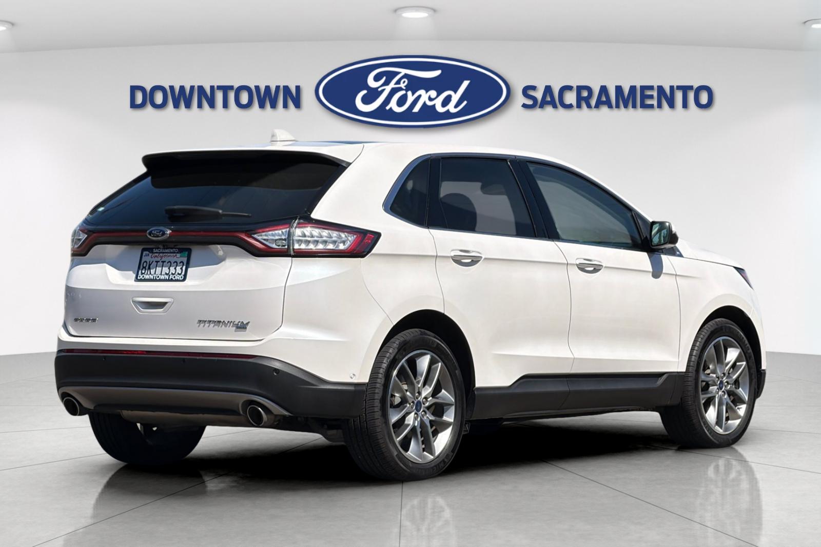 Used 2016 White Platinum Tri-Coat Metallic Ford Titanium image 3