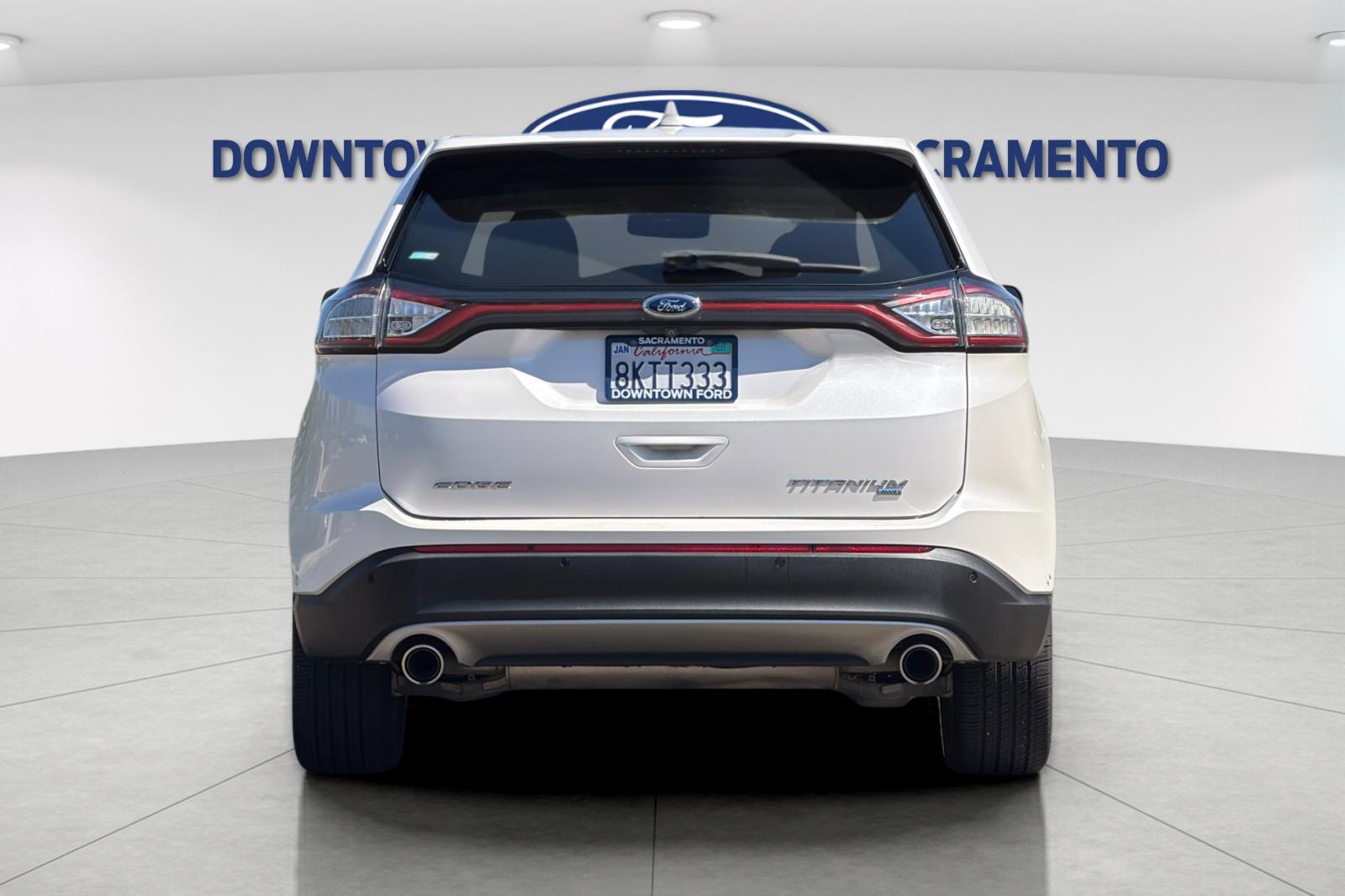 Used 2016 White Platinum Tri-Coat Metallic Ford Titanium image 9