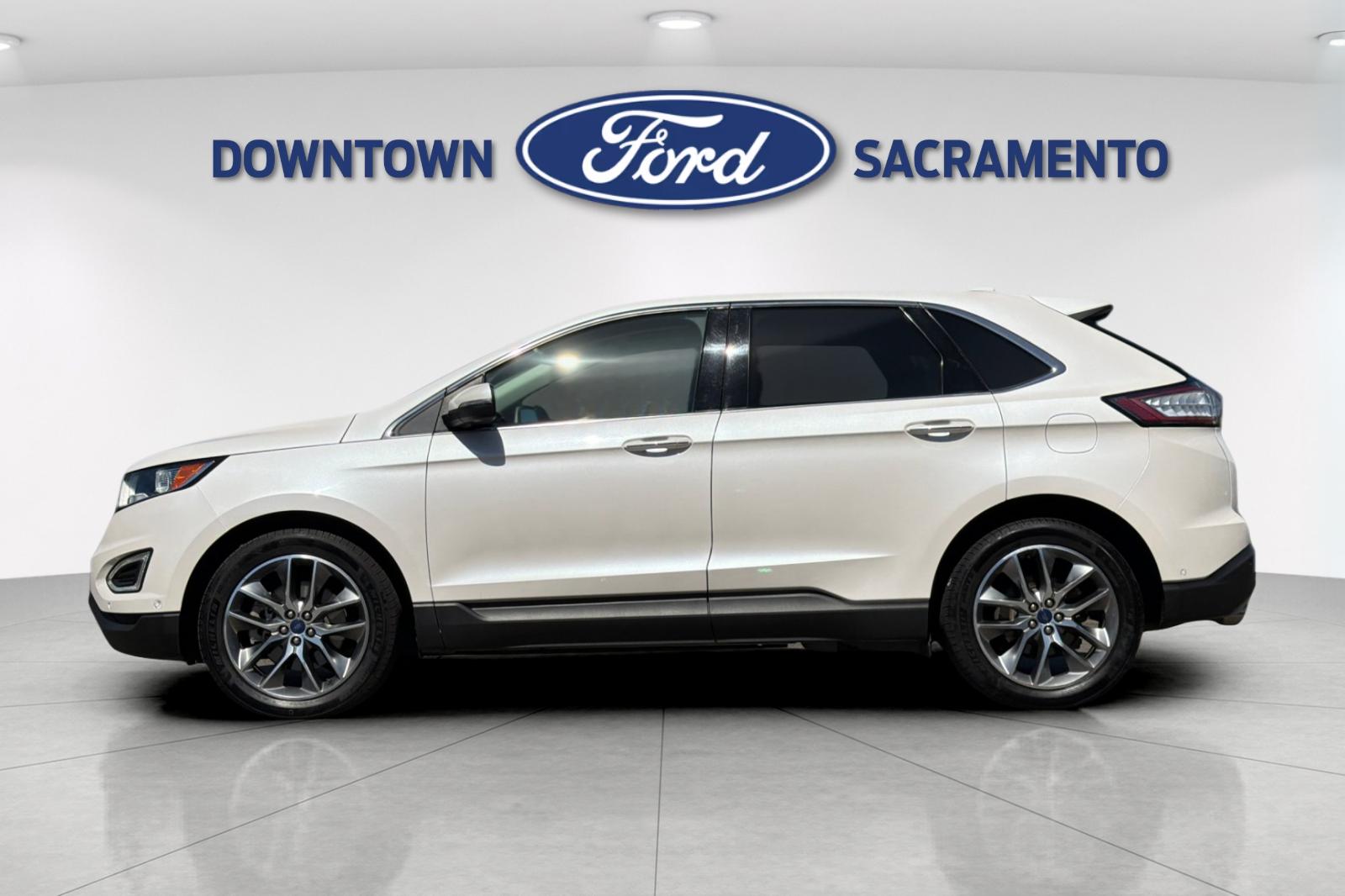 Used 2016 White Platinum Tri-Coat Metallic Ford Titanium image 7