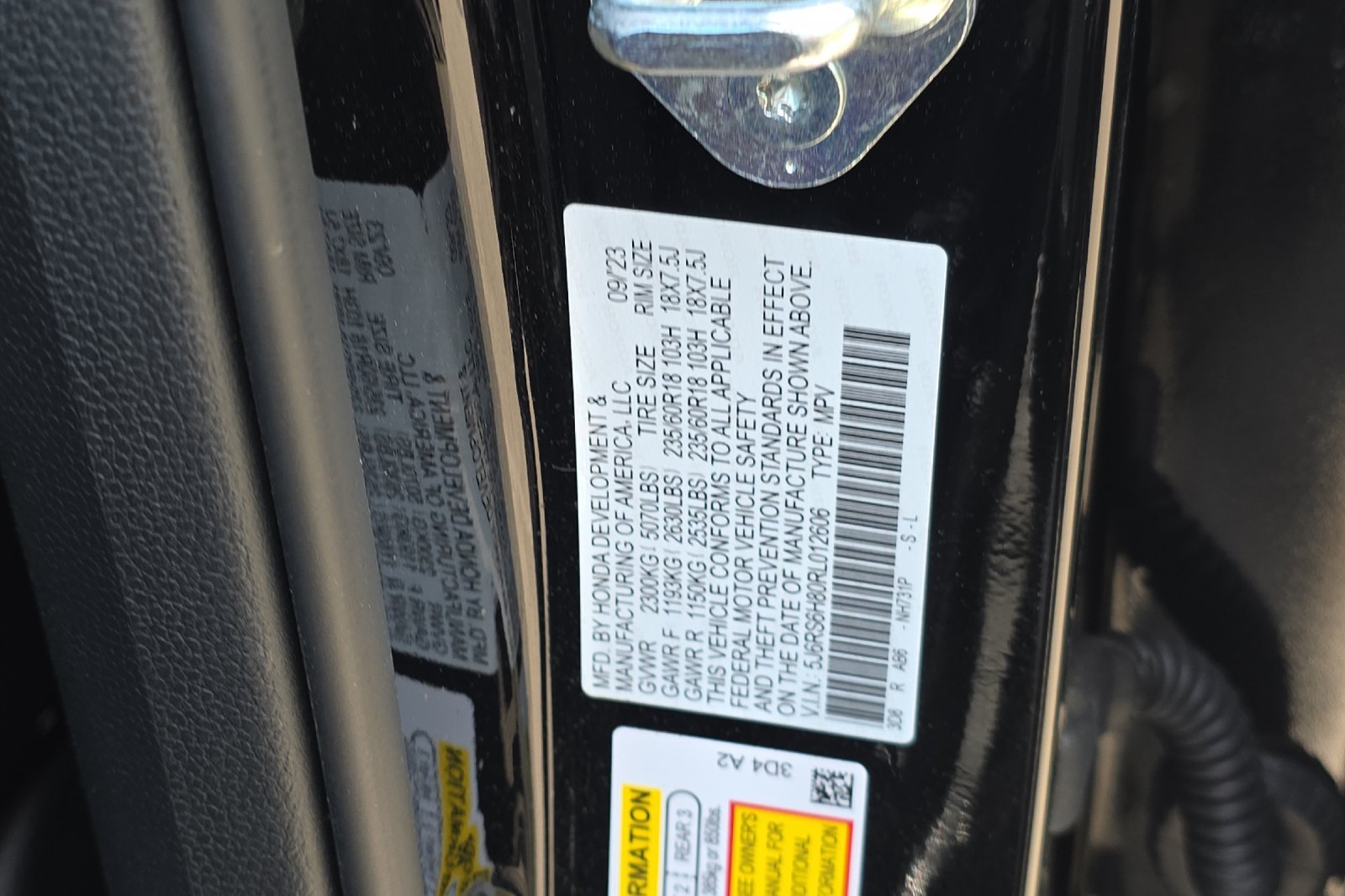 Used 2024 Crystal Black Pearl Honda Sport-L image 26