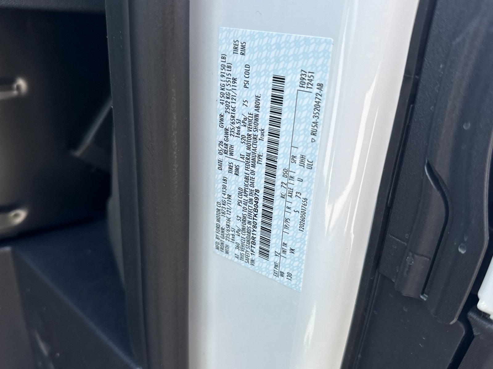 New 2026 Oxford White Ford Cargo Van image 24