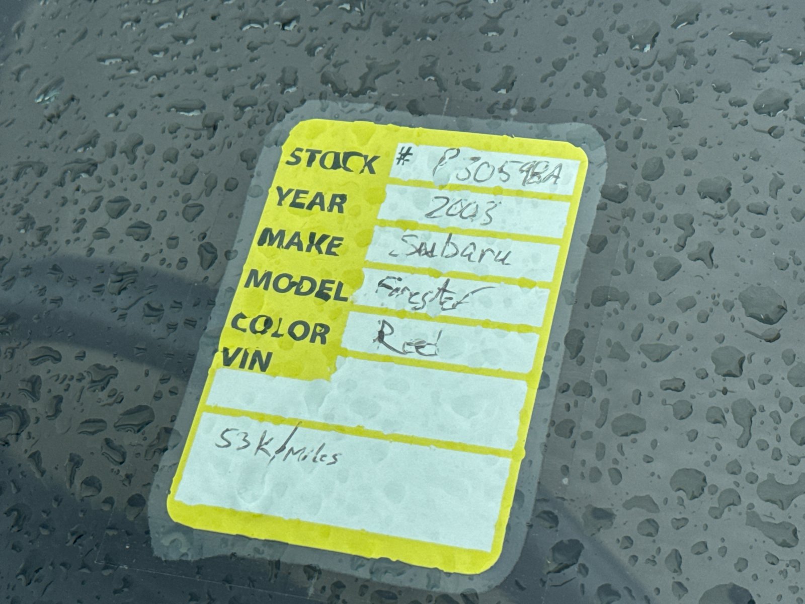 Used 2003 Red Subaru 2.5XS image 2