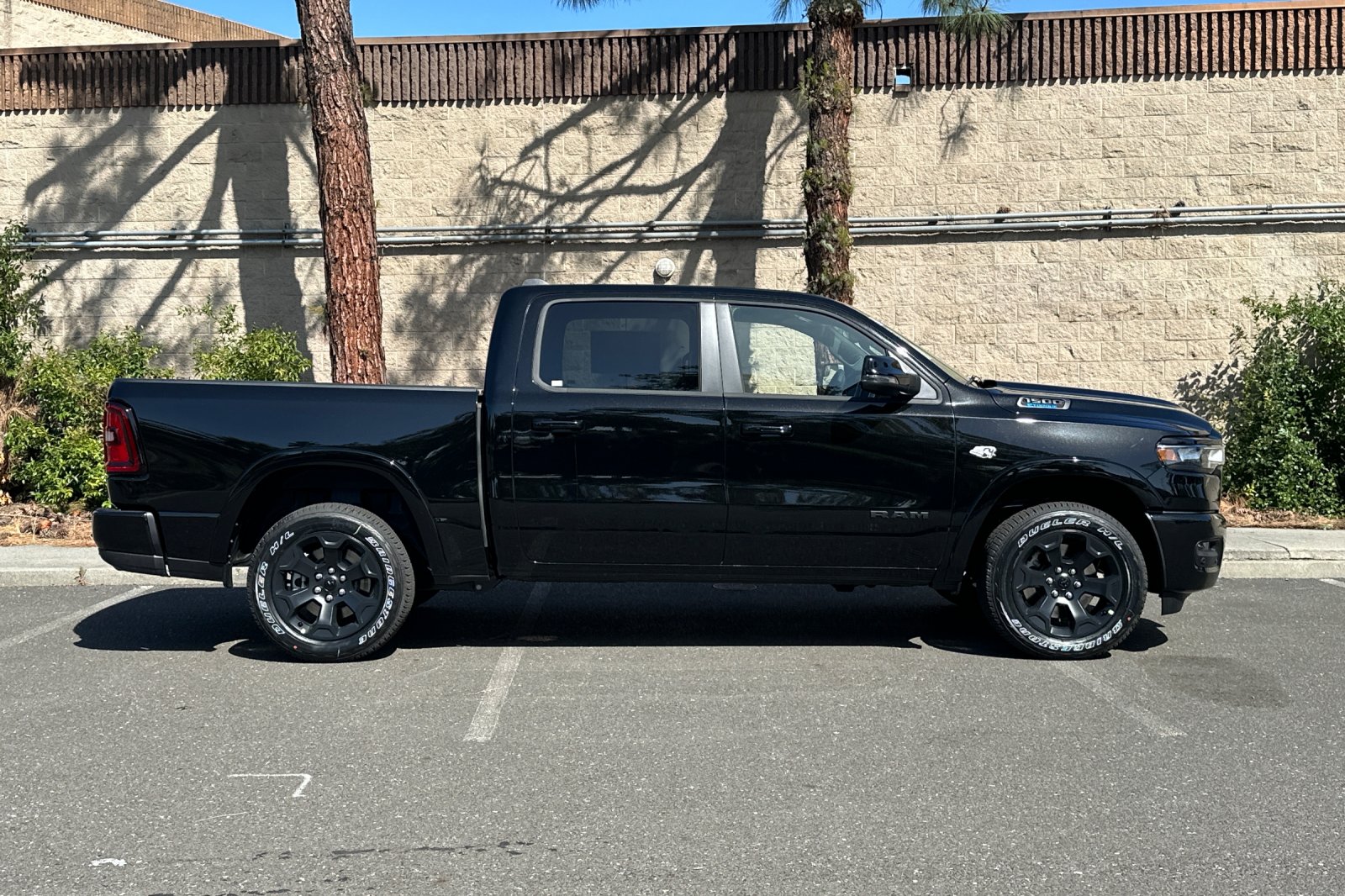 New 2026 Diamond Black Crystal Pearl-Coat Exterior Paint RAM Big Horn/Lone Star image 2