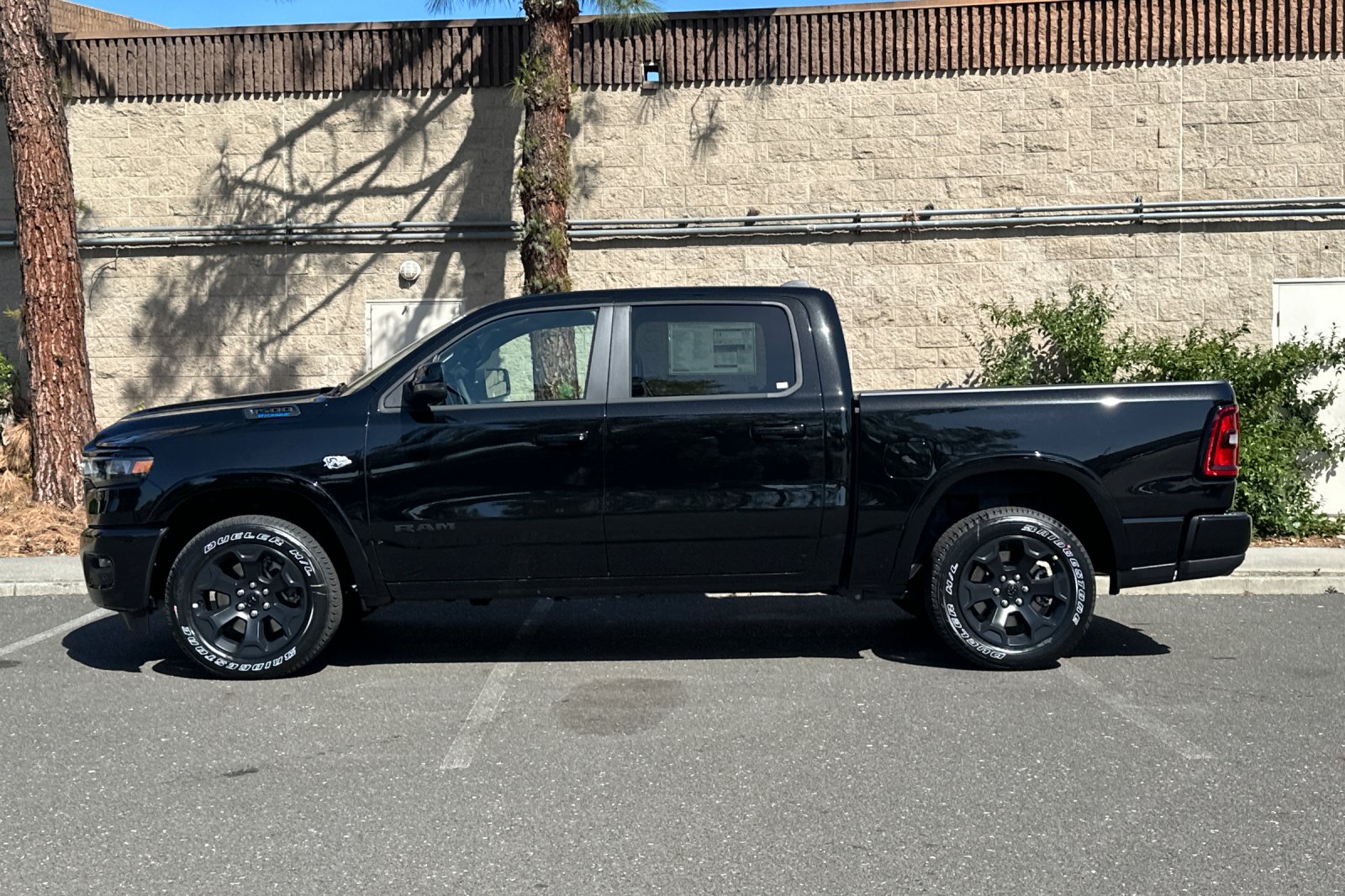 New 2026 Diamond Black Crystal Pearl-Coat Exterior Paint RAM Big Horn/Lone Star image 6