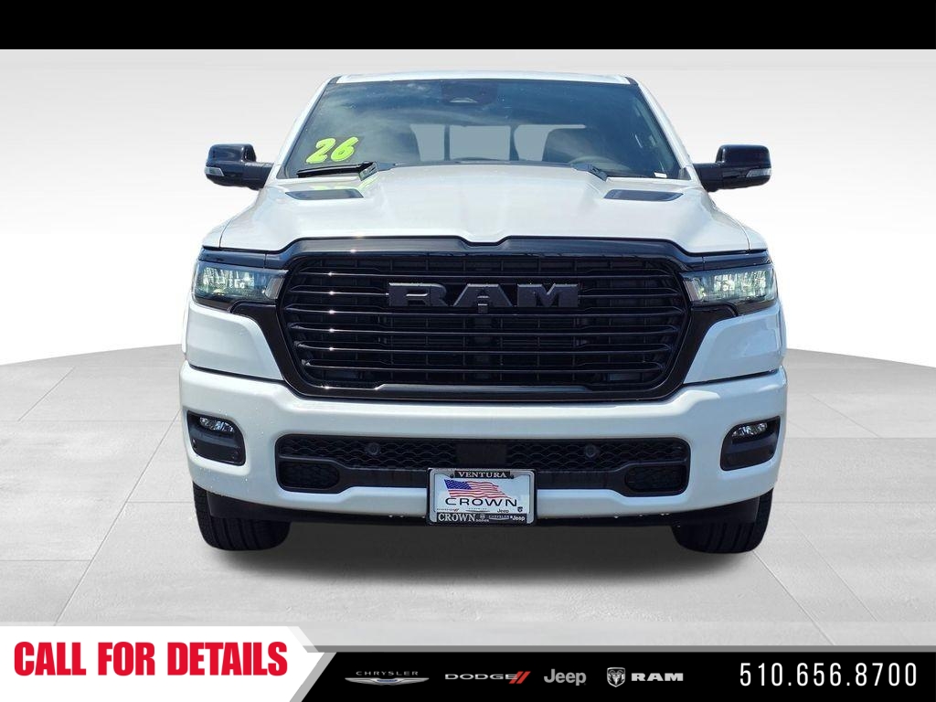 New 2026 Ivory White Tri-Coat Pearl-Coat Exterior Paint RAM Laramie image 2