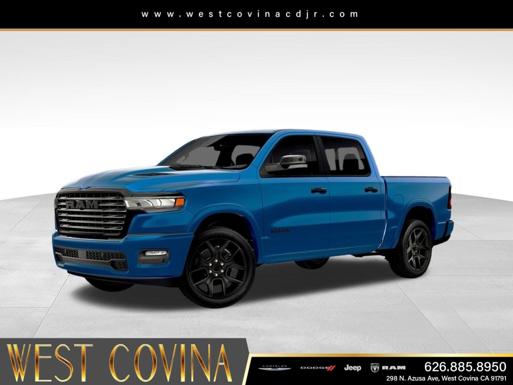 New 2026 Hydro Blue Pearl-Coat Exterior Paint RAM Laramie image 2