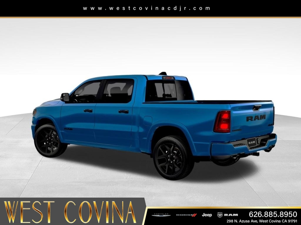 New 2026 Hydro Blue Pearl-Coat Exterior Paint RAM Laramie image 3
