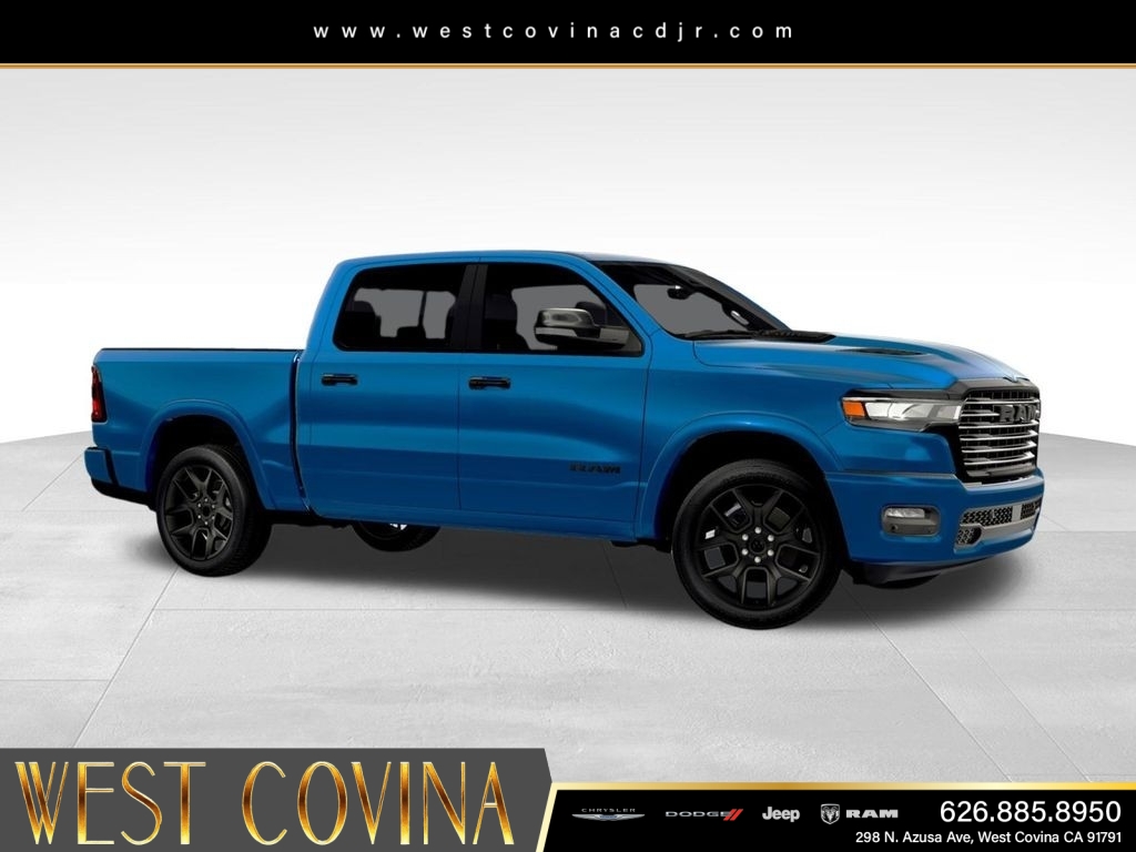 New 2026 Hydro Blue Pearl-Coat Exterior Paint RAM Laramie image 7