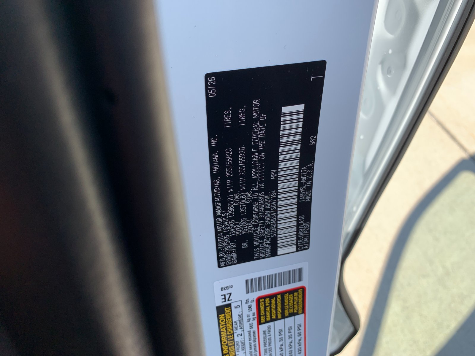 New 2026 Wind Chill Pearl Toyota Hybrid MAX Platinum image 36