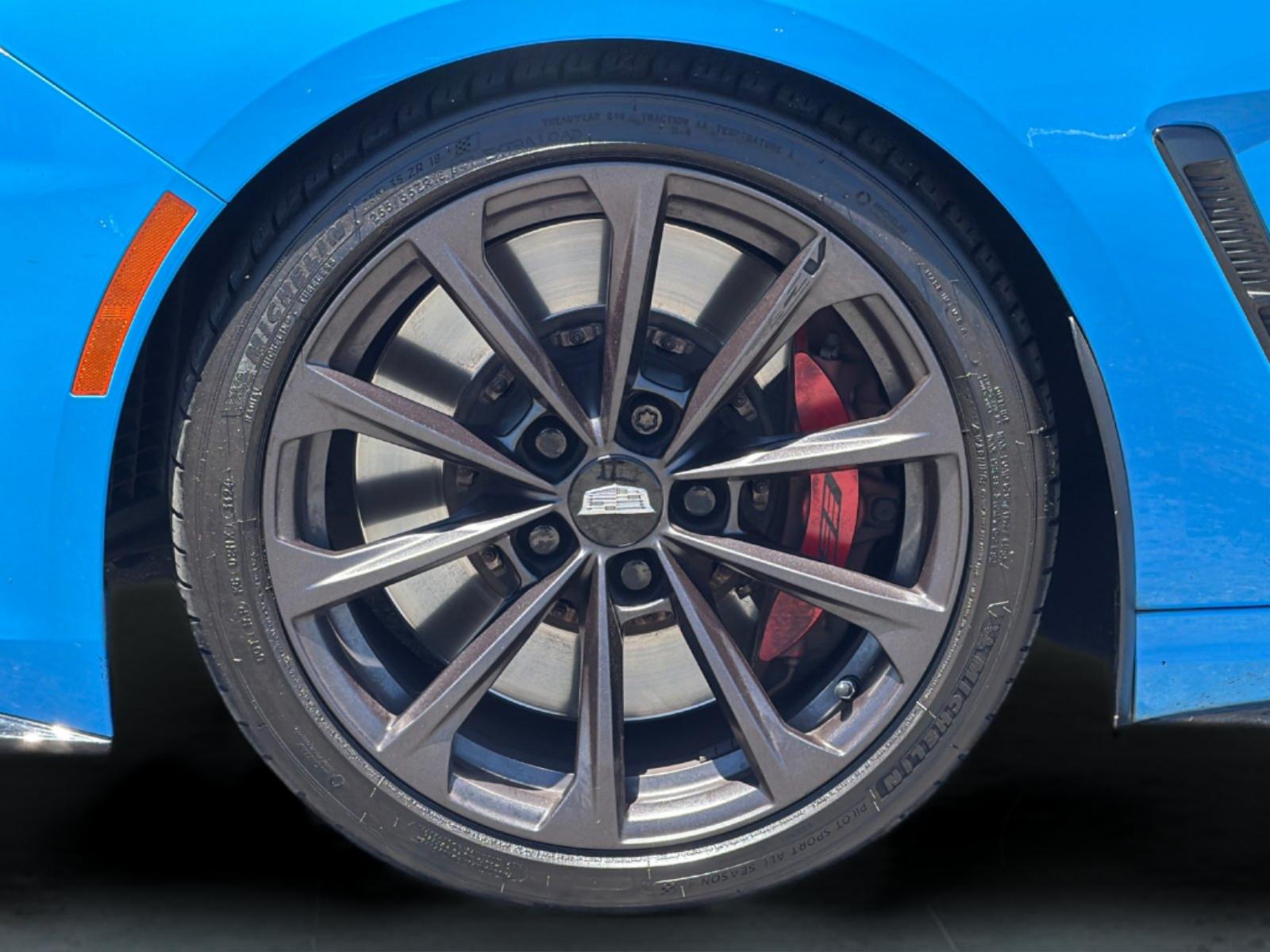 Used 2023 Electric Blue Cadillac V-Series 4D Sedan image 34