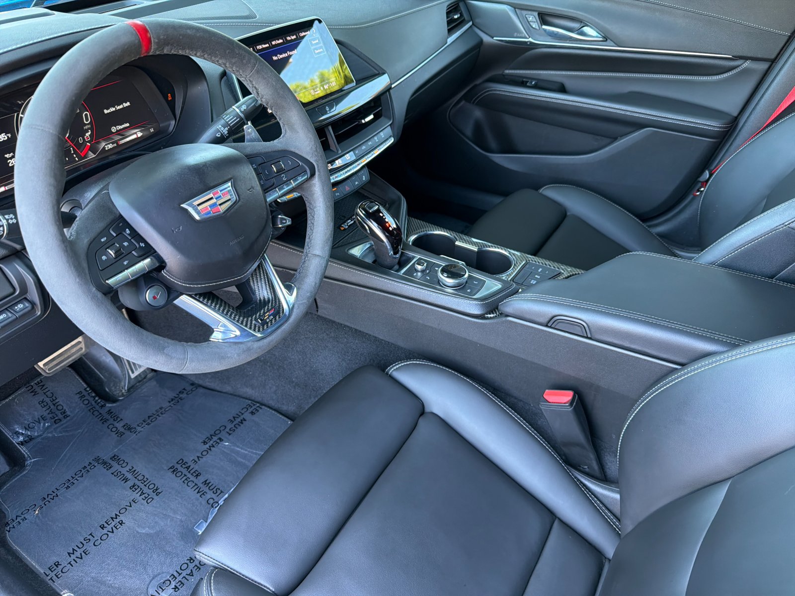 Used 2023 Electric Blue Cadillac V-Series 4D Sedan image 11
