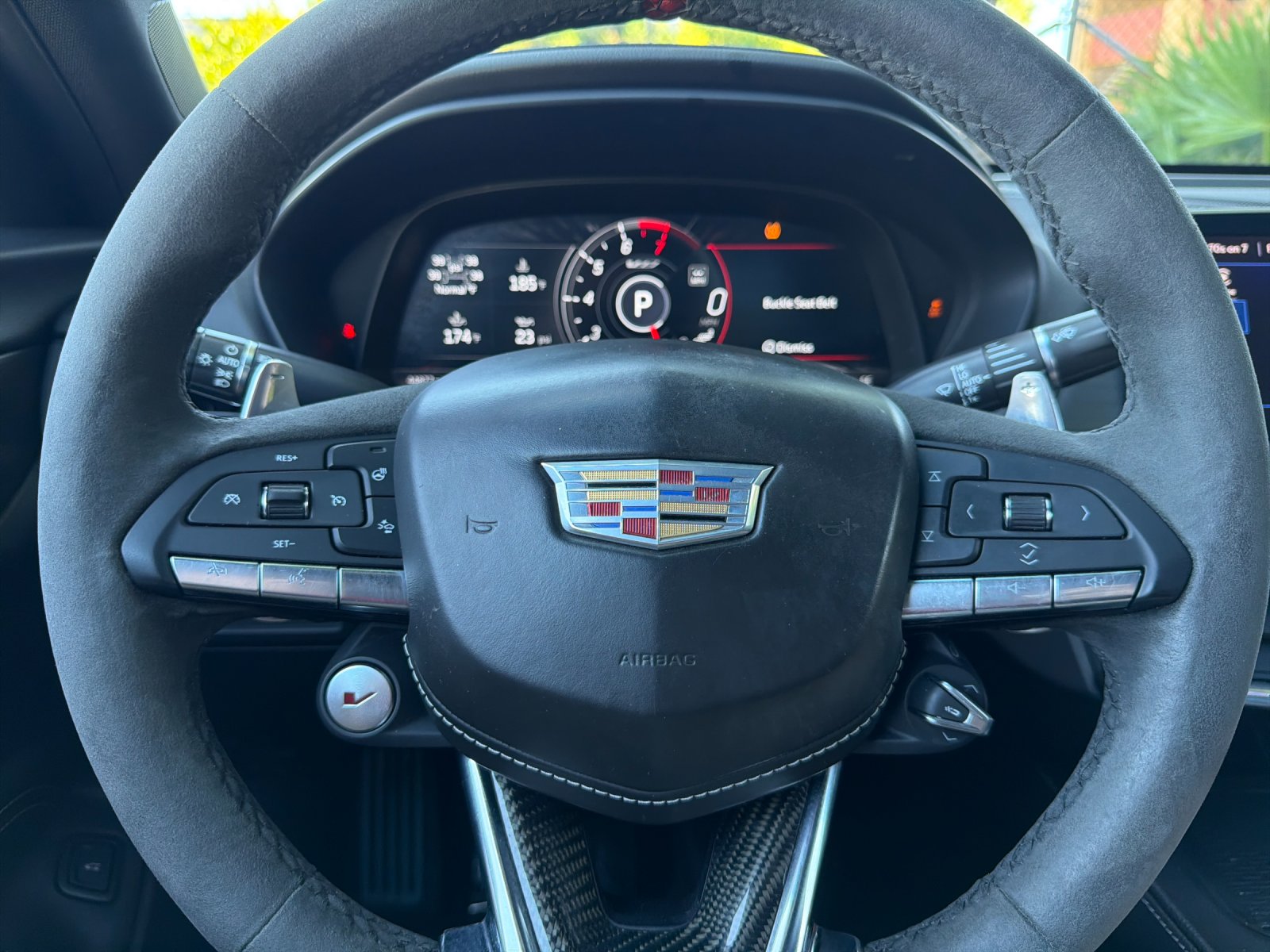 Used 2023 Electric Blue Cadillac V-Series 4D Sedan image 28