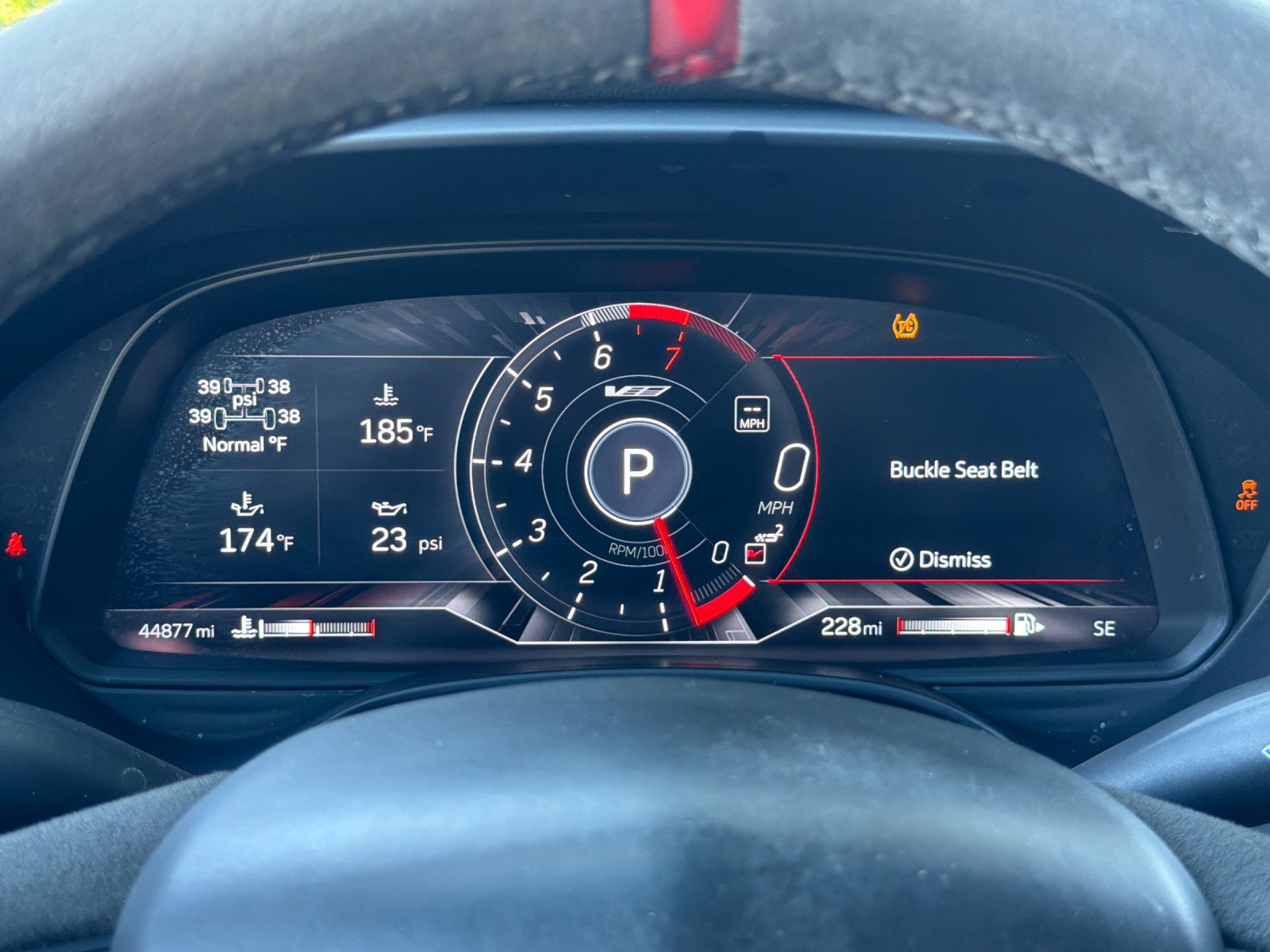 Used 2023 Electric Blue Cadillac V-Series 4D Sedan image 31
