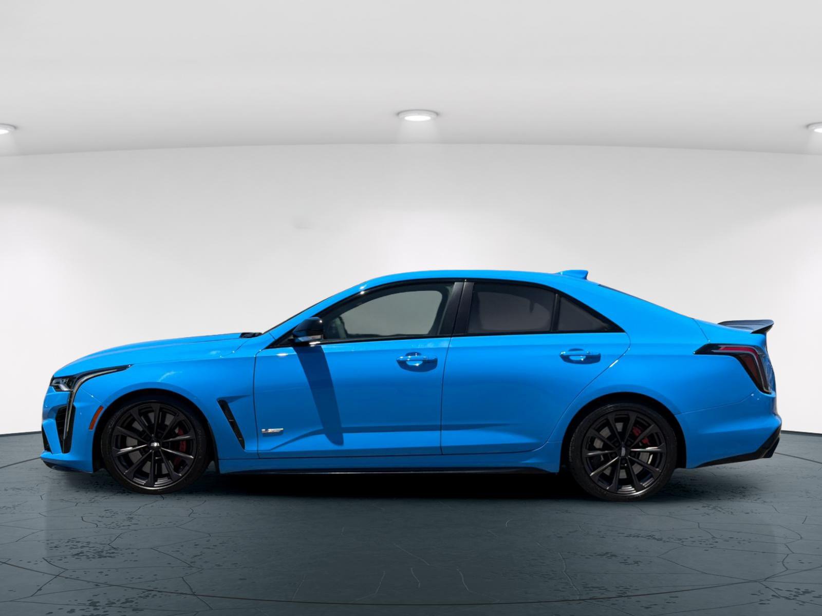 Used 2023 Electric Blue Cadillac V-Series 4D Sedan image 4