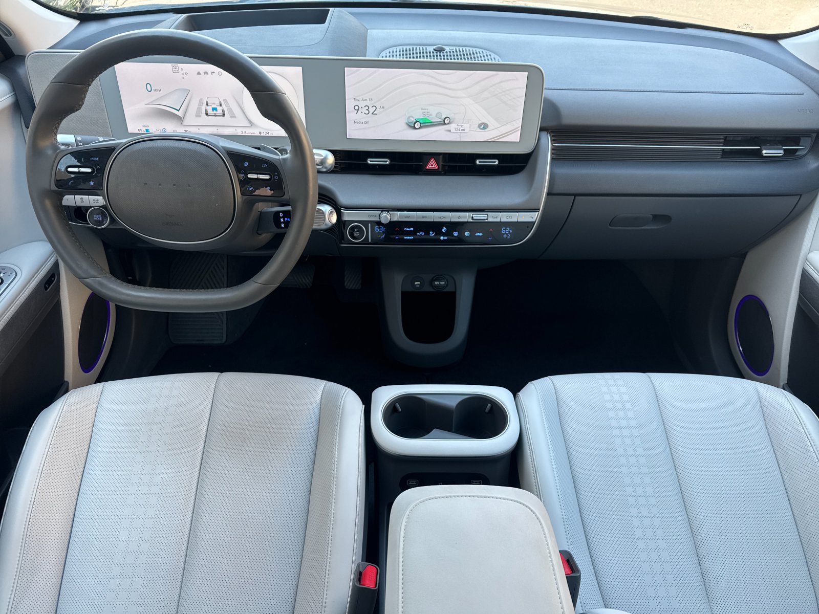 Used 2023 Blue Hyundai Limited image 12