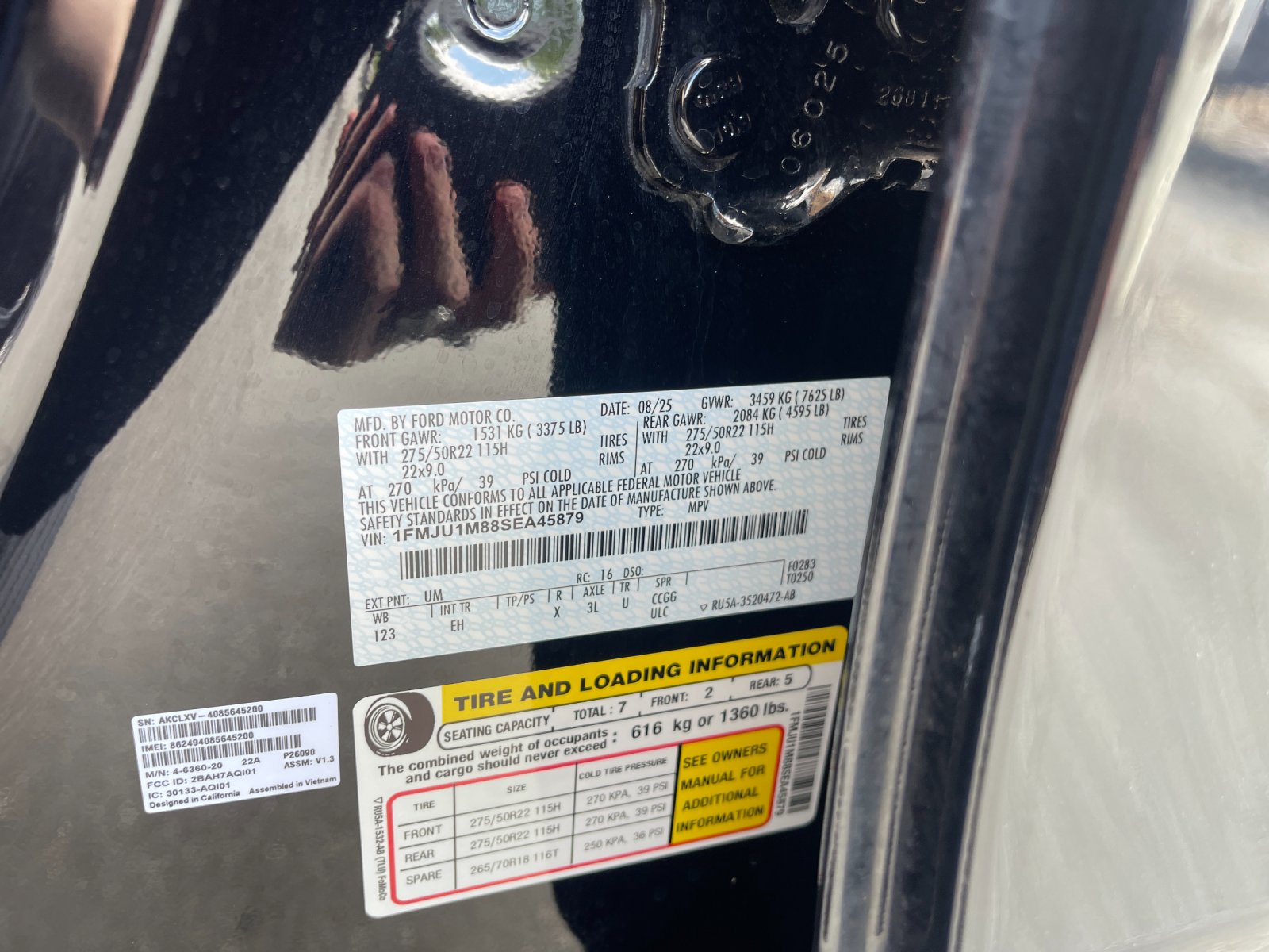 Used 2025 Black Ford Platinum image 35