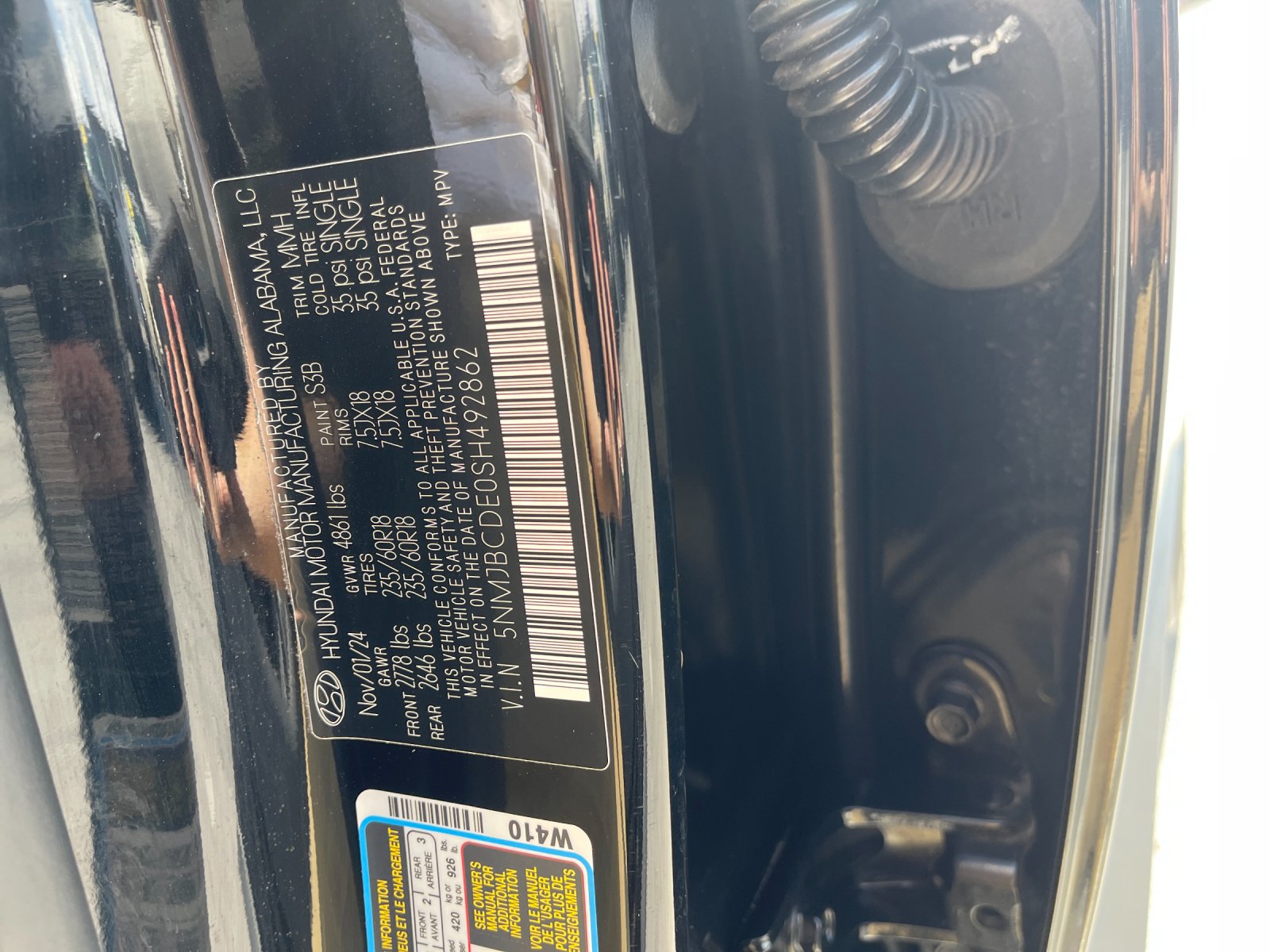 Used 2025 Black Hyundai SEL image 32