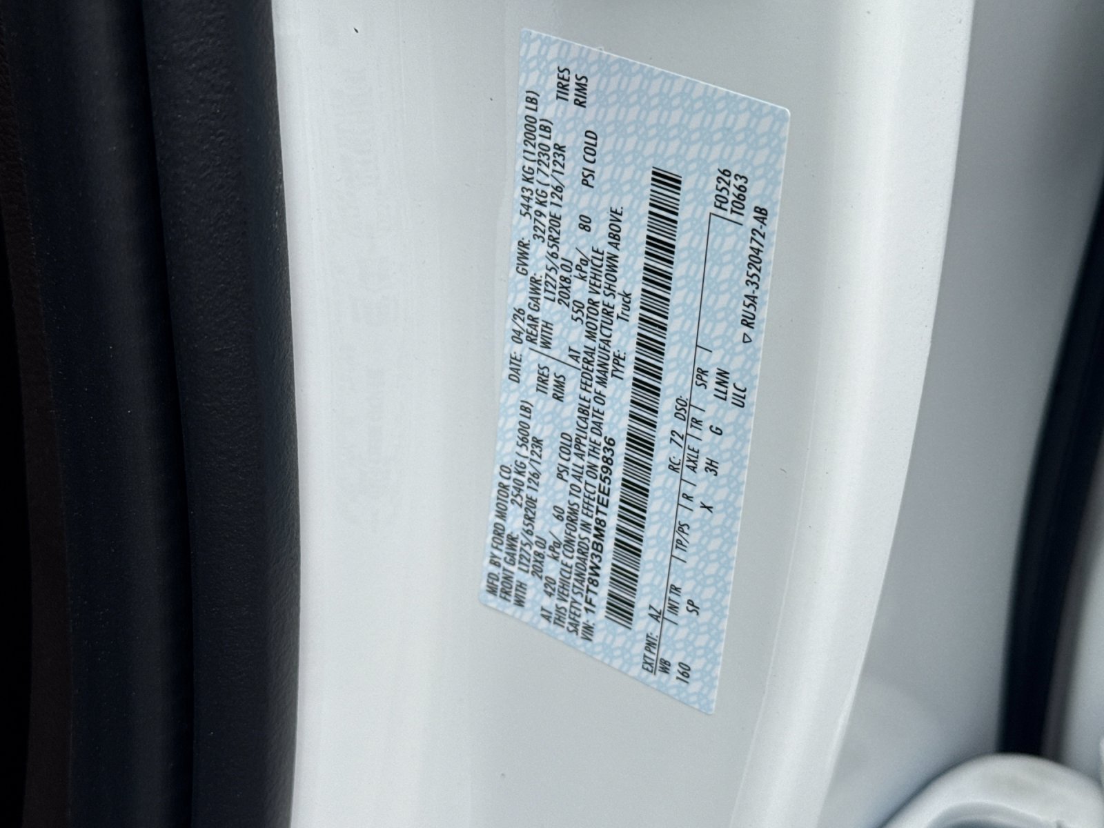 New 2026 Star White Metallic Tri-Coat Ford F-350® King Ranch® image 27