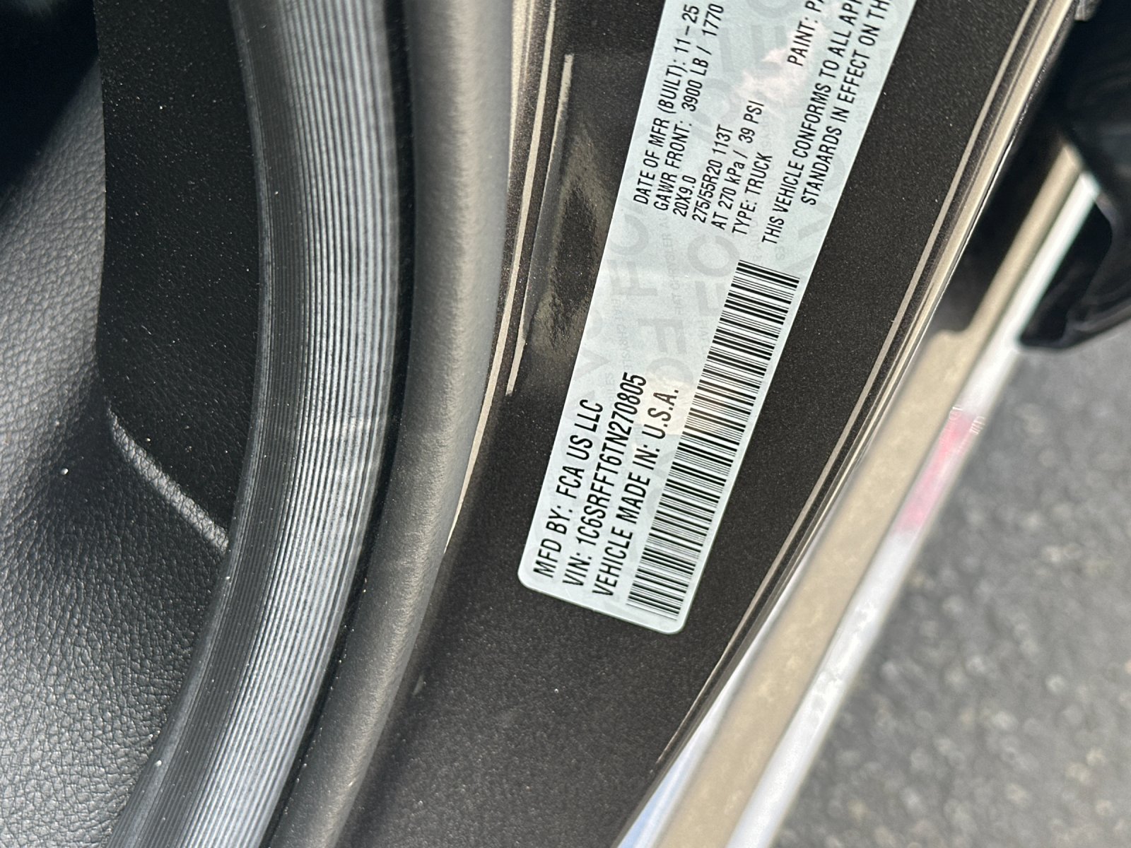 New 2026 Granite Crystal Metallic Clear-Coat Exterior Paint RAM Big Horn/Lone Star image 26