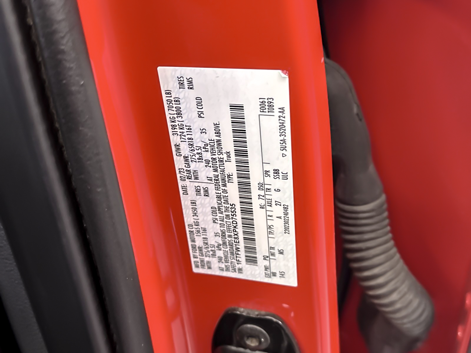 Used 2023 Red Ford XLT image 25
