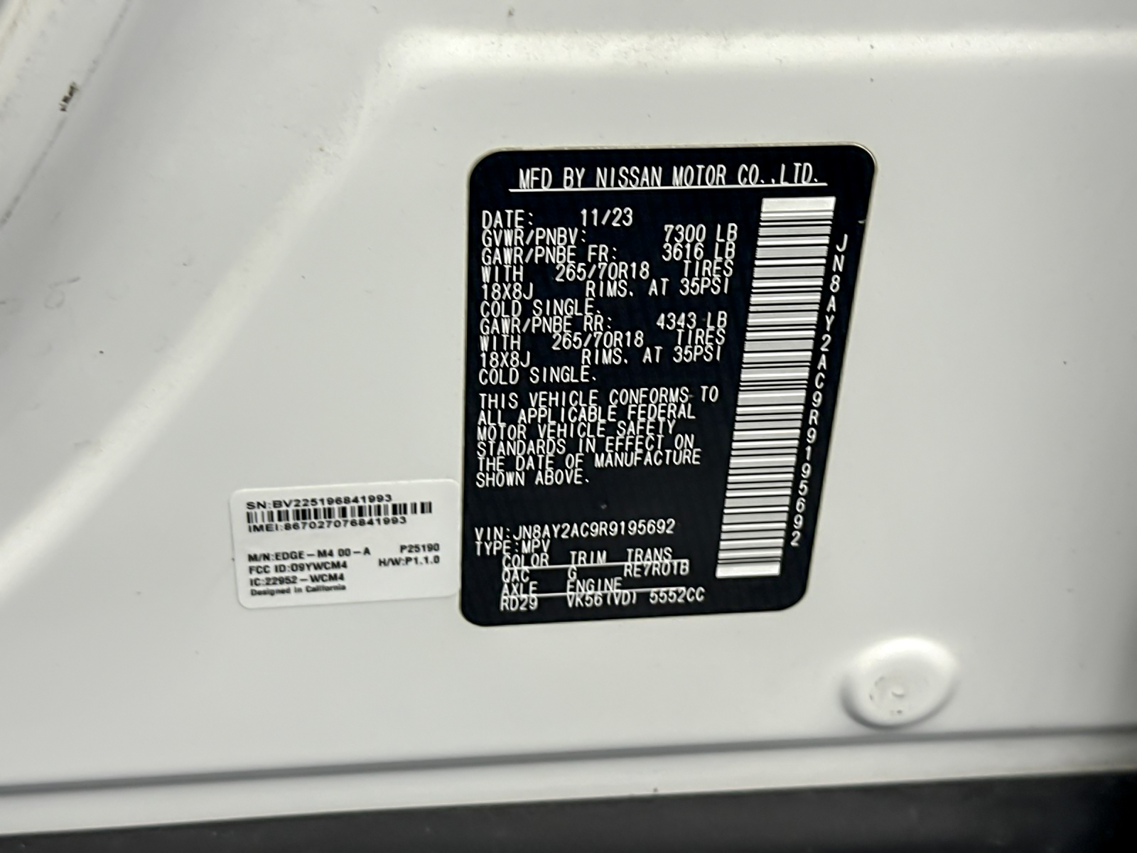 Used 2024 White Nissan SV image 28