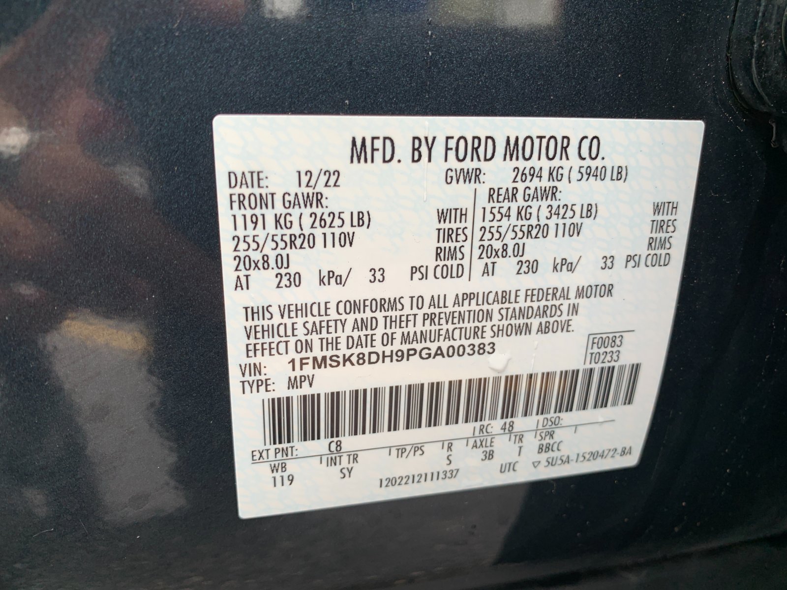 Used 2023 Blue Ford XLT image 35